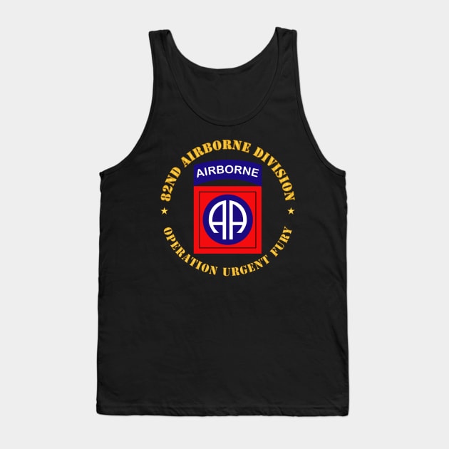 82nd Airborne Division - Operation Urgent Fury Tank Top by twix123844